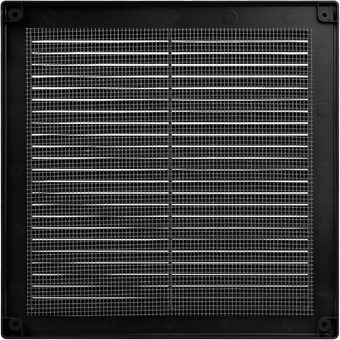 Vent Systems 10'' x 10'' Inch Black Soffit Vent Cover - Image 6