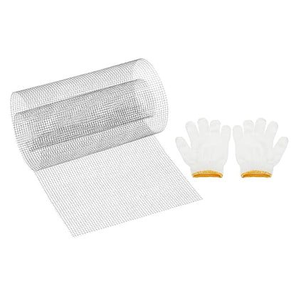 PATIKIL 40" L x 16" W Woven Wire Mesh, 6 Mesh 304 Stainless Steel Air Vent by PATIKIL