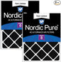 Nordic Pure 18x25x1 Pure Carbon Pleated Odor Reduction Furnace Air Filters 2 by NordicPure