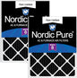 Nordic Pure 14x25x1 Pure Carbon Pleated Odor Reduction Furnace Air Filters 2 by NordicPure