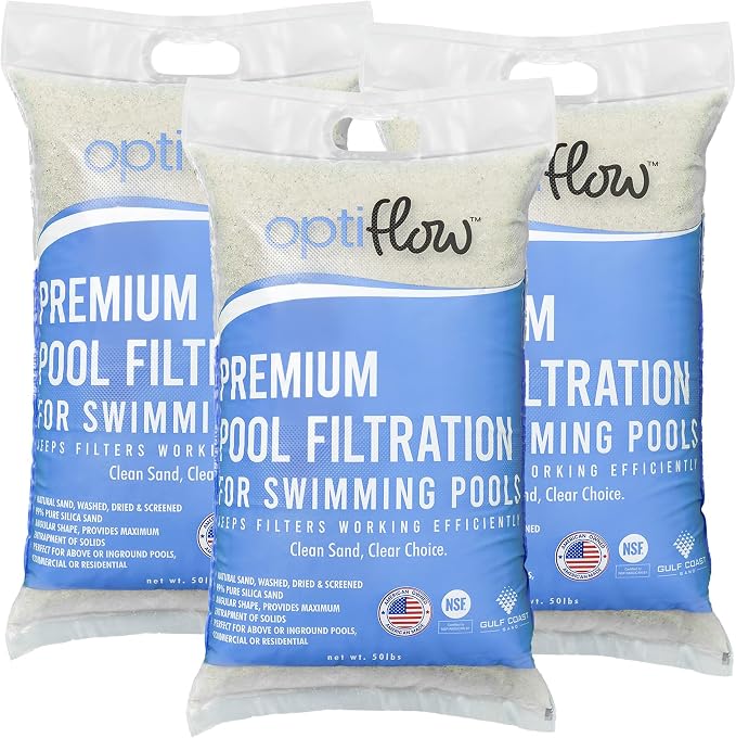 3-Pack Pool Filter Sand, Premium Filtration by Unknown