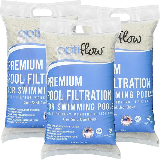 3-Pack Pool Filter Sand, Premium Filtration by Unknown