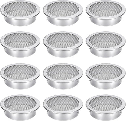 2-Inch Round Open Screen Vent, Mill Finish, 12 Pack - Image 8