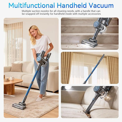 BlueEpic Cordless Vacuum Cleaner, Rechargeable - Image 8