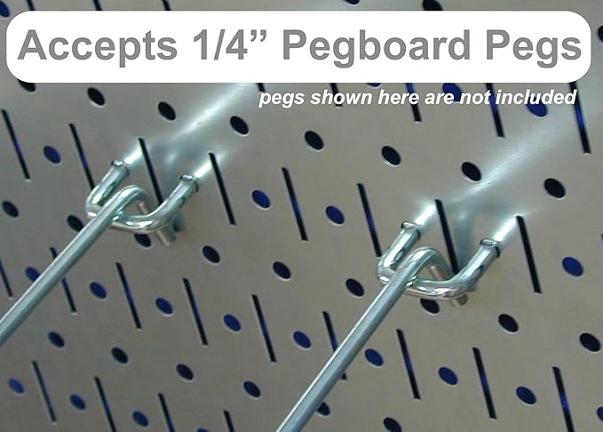 Wall Control Pegboard Organizer 4 ft. Metal Pegboard Standard Tool Storage Kit with Black Toolboard and Red Accessories