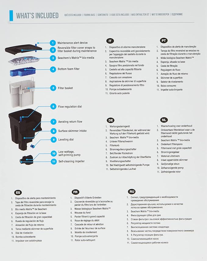 Seachem Tidal Power Aquarium Filter - Image 3