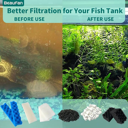 38 Pack Filter Media Kit for Fluval 406/407 Canister Filters, Replacement Bio - Image 6