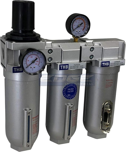 SUPER HEAVY DUTY HIGH FLOW AIR FILTRATION SYSTEM, 2 STAGE PARTICULATE FILTER by Unknown