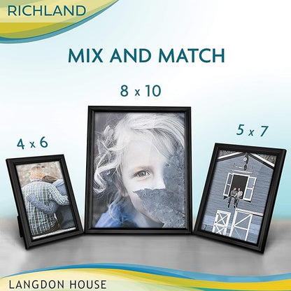 Langdon House 4x6 Picture Frames Set Distinguished Edging - Image 5