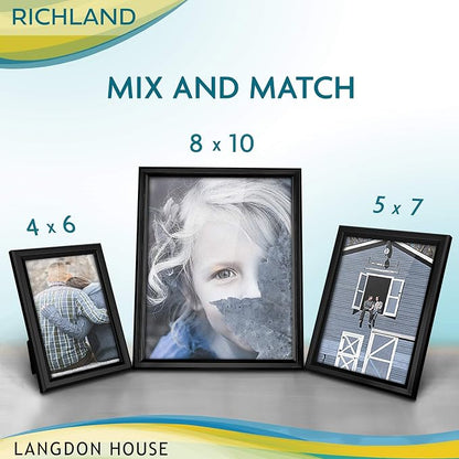 Langdon House 5x7 Picture Frames Set Distinguished Edging - Image 5