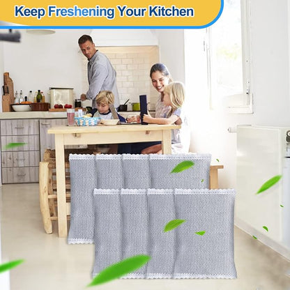 KEEPOW 8 Pack Activated Charcoal Odor Absorber Filter Refills - Image 5
