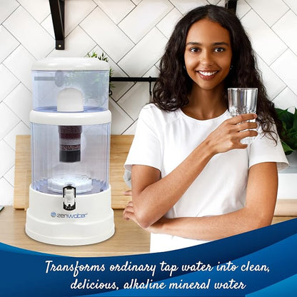 ZENWATER 4-Gallon Countertop Gravity Water Filter System - Image 7