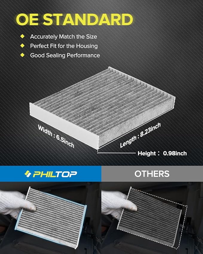 PHILTOP Cabin Air Filter, Replacement - Image 7