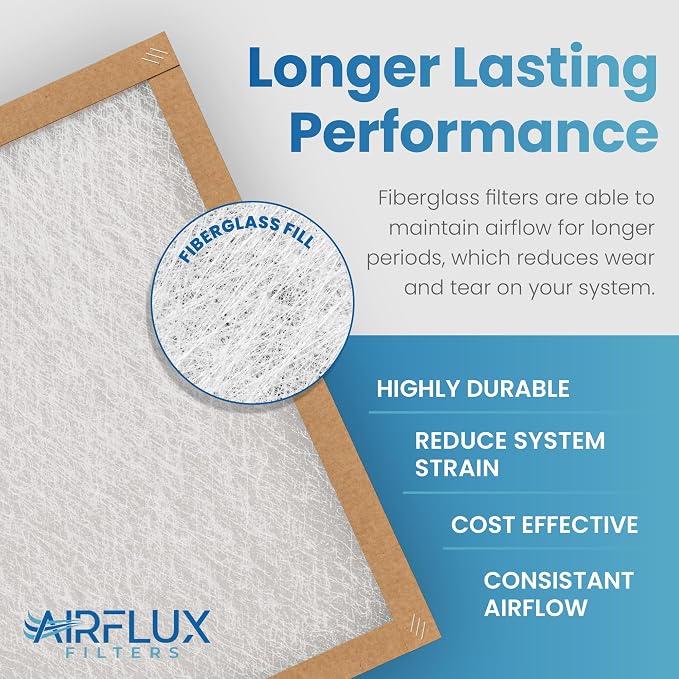 Fiberglass Air Filter -24x24x2Air Filter 12 Pack - Image 3