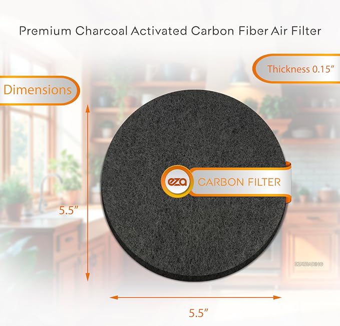 Premium Charcoal Activated Carbon Fiber Replacement Air Filter - Image 5