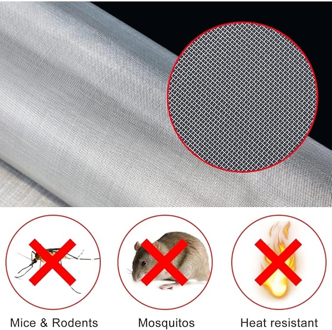 Fine Stainless Steel Mesh Screen 30 Mesh Cloth, 304 Metal Filter Net Roll - Image 7