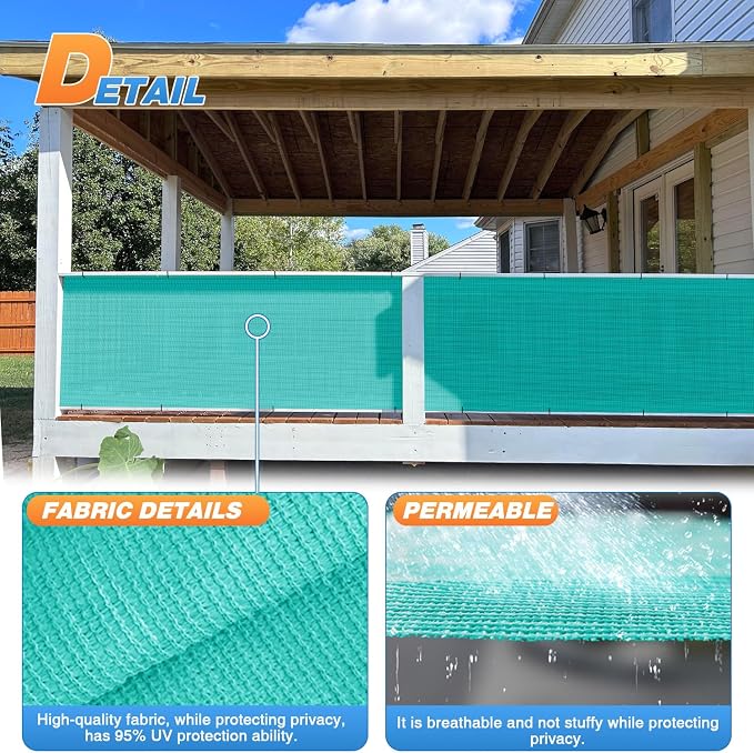 TANG Sun Shade Fabric Roll 8'x130' Shade Cloth - Image 4