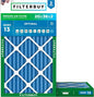 Filterbuy 20x36x2 Air Filter MERV 13 Optimal Smoke & Allergy Defense, by Filterbuy