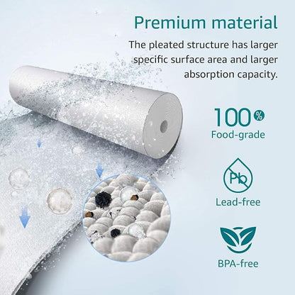 AQUA CREST AP110 Whole House Water Filter, Sediment Filter, 5 Micron, - Image 4