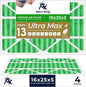 MervKing 16x25x5 Air Filter Actual Size: 15.88" x 24.88" x 4.38" MERV 13 MPR by MervKing