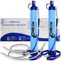 Portable Water Filter for Emergencies, and Disaster Preparation by EmblemOutdoor