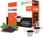 PARTY BARGAINS 300 Compact White Coffee Filter Liners – Disposable, Compatible by PARTYBARGAINS