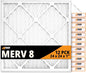 Tiger Tough 24x24x1 Air Filter MERV 8 MPR 600-800, High-Performance Pleated by TIGERTOUGHPRODUCTS