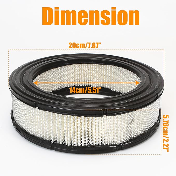 2Pcs 692519 Round Air Filter Cartridge - Image 2