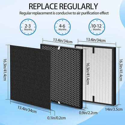 12 Pack 3000 Replacement Air Filters Compatible - Image 7