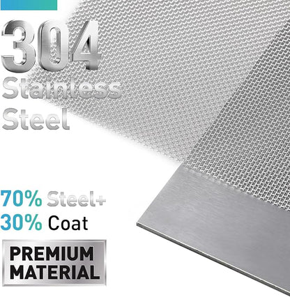 304 Stainless Steel Mesh Window Screen Roll, 35IN x 16FT Silver Metal Window - Image 2
