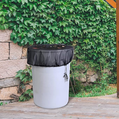 37.5 Inch Mesh Cover for Rain Barrel, Rain Bucket Leaf Filter Screen Cover - Image 6