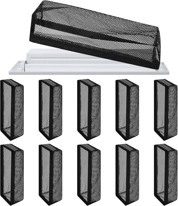 Zonon 12 Pcs 4 x 12 Inch Floor Register Cover Trap Vent Screen by Zonon