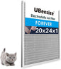 UBeesize 20x24x1 Reusable Electrostatic Air Filter HVAC AC Furnace Filter by UBeesize