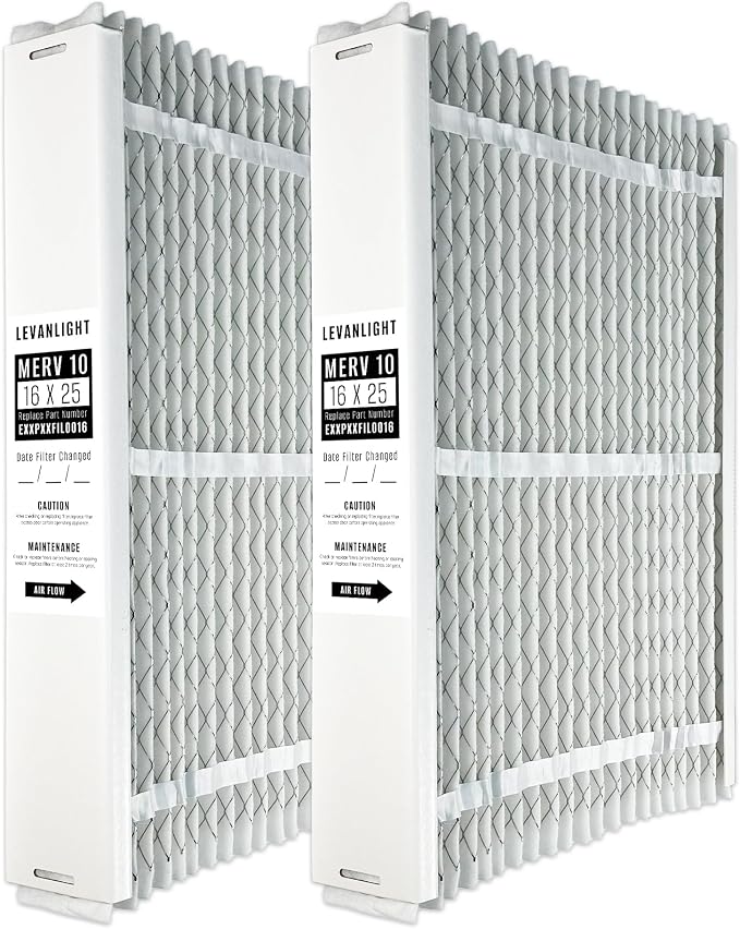 EXPXXFIL0016 16x25x5 Merv 10 Expandable Filter Media Replacement Compatible by LEVANLIGHTLLC