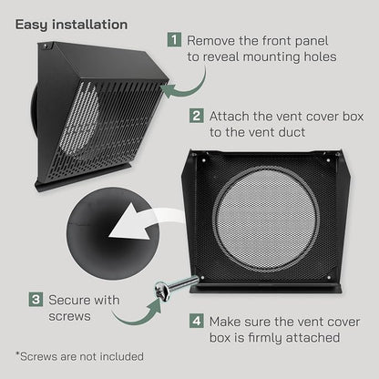 Vent Systems 10" Inch Exhaust Vent Cover - Image 4
