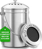 Utopia Kitchen Compost Bin for Kitchen Countertop, 1 Gallon Compost Bucket for by UTOPIAKITCHEN
