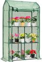 Mini Greenhouse for Indoor Outdoor, Small Plastic Plant Green House Rack Stand by Purlyugreenhouse