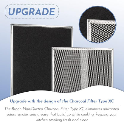 Upgrade HPF30 Charcoal Range Hood Non-Ducted Filter, - Image 3