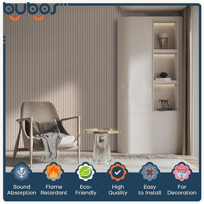 BUBOS 10 Pack Large Acoustic Panels, Decorative Self-Adhesive Acoustical Wall - Image 3