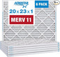 Aerostar 20x23x1 MERV 11 Pleated Air Filter, AC Furnace Air Filter, 6 Pack by AirFiltersDelivered