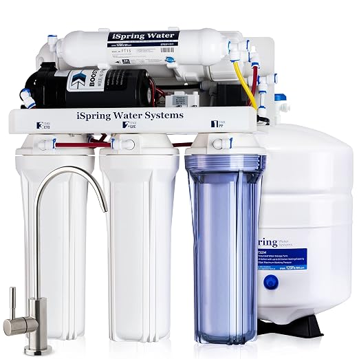 iSpring RCC7P, 75 GPD Reverse Osmosis System by iSpring