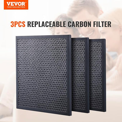 VEVOR Active Carbon Filters, 3 Pack, 15.7'' x 15.7'' Air Filter Replacement - Image 2