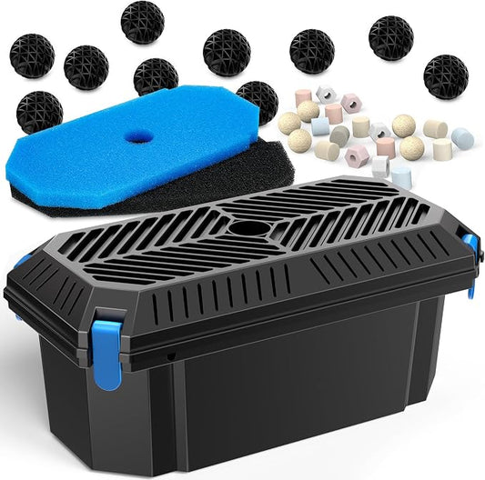 Antfraer Pond Filter Box, Outdoor Water Garden Filter Case by Antfraer