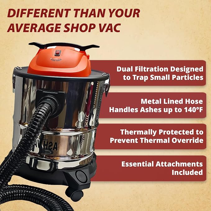 Pellethead Ash Vault Pro | 10-Amp Ash Vacuum - Image 2