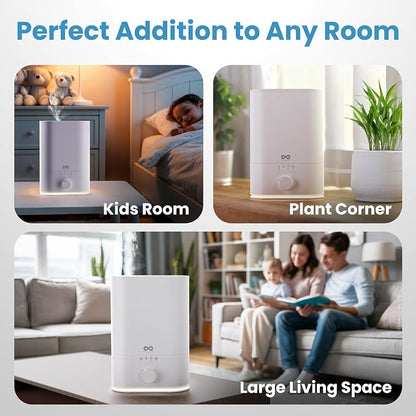Everlasting Comfort 6L Humidifier Large Room, High Mist Output 60 HR Runtime - Image 8