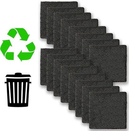 16 Pack Activated Carbon Filter by Aolleteau