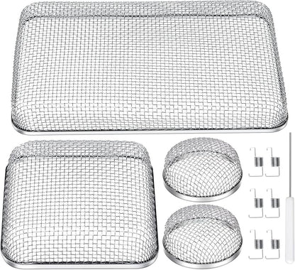 TOODOO 4 Pack RV Furnace Vent Cover, RV Flying Insect Screen by TOODOO