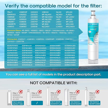 ICEPURE Alkaline 4396508 Refrigerator Water Filter Replacement - Image 2