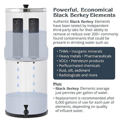 Travel Berkey Gravity-Fed Water Filter - Image 3