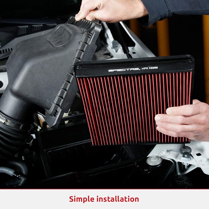 Spectre Universal Clamp-On Air Filter: High Performance, Washable Filter: Round - Image 3